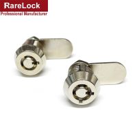 【CC】◑  Cabinet Tubular Cam Lock Zinc Alloy for ATM Cash Show Light-box Mailbox Hardware Rarelock MMS124 B