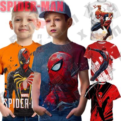Spider Man T Shirt For Kids Print&nbsp; Boys Game Shirt Fashionable Printed Clothing 3-13 Years Old