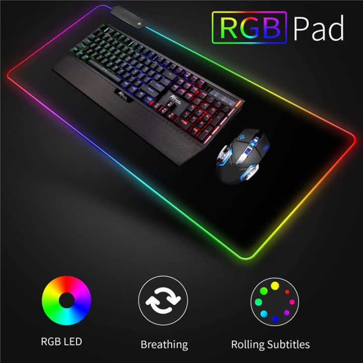 rgb-gaming-mouse-pad-large-size-colorful-luminous-for-pc-computer-desktop-7-colors-led-light-desk-mat-gaming-keyboard-pad