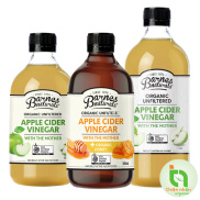 Giấm táo hữu cơ Barnes Naturals có giấm cái - Organic Apple Cider Vinegar