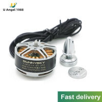 Sunnysky มอเตอร์ไร้แปรงถ่านสำหรับ375KV 450KV,V4010 II มอเตอร์300W สำหรับคอปเตอร์สี่ใบพัดหลายใบพัดแบบทำมือ