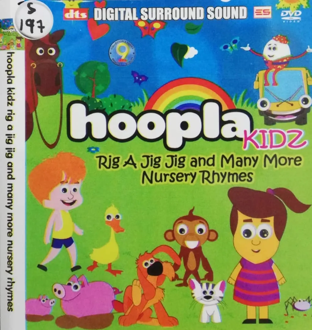DVD English Kid Song Hoopla Kidz A Jig Jig And Many More Nursery Rhymes -  Anime Education | Lazada