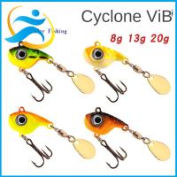 AGONIE SPORTS 2pcs ตะขอสามชั้น เหยื่อตกปลาโลหะ ช้อนโลหะโลหะ Wobblers crankbaits ล่อ VIB 2023 ชุดปักเลื่อม เหยื่อตกปลาช้อน อุปกรณ์ตกปลาสำหรับตกปลา