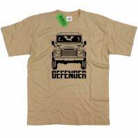 พร้อมส่ง เสื้อยืดลําลอง แขนสั้น คอกลม พิมพ์ลาย Landrover Defender 90 110 Off Road Land Rover ขนาดใหญ่ สําหรับผู้ชาย ของขวัญพ่อ QC7311704