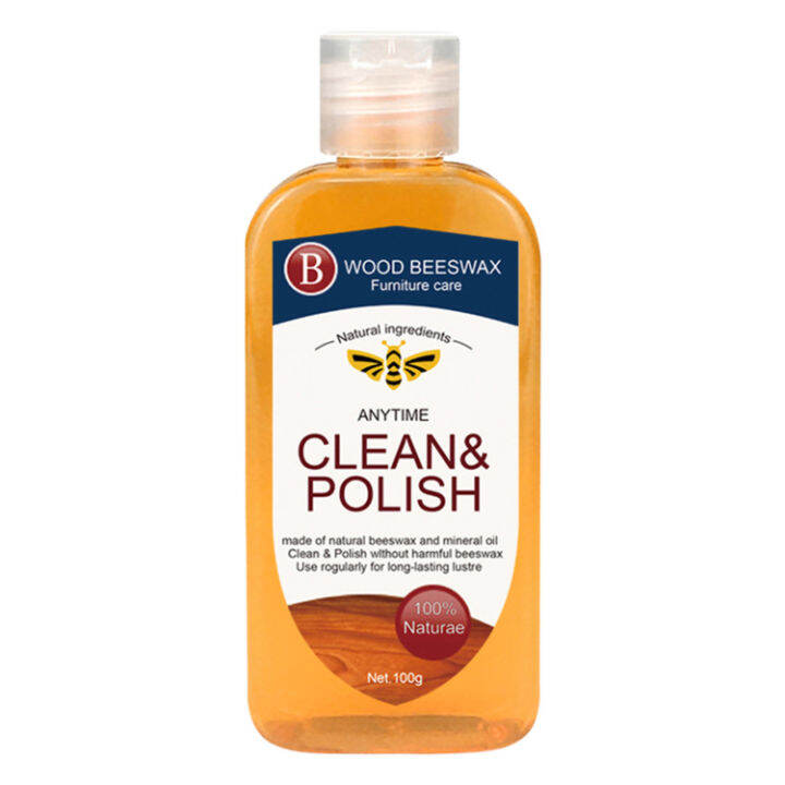 Liquid Wood Wax Beeswax Furniture Polish Wood Beewax Cleaner & Restorer
