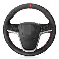 2021Black Soft Artificial Leather Car Steering Wheel Cover For Opel Mokka Insignia Astra (J) Meriva (B) Ampera Cascada Zafira Tourer