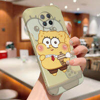 เคส GK สำหรับ Xiaomi Poco F2 Pro Poco F3 Poco F4 Poco M3 Pro Poco M3 Pro 5G ฟิล์มเคสโทรศัพท์การ์ตูน SpongeBob แบบเต็มกรอบเปลือกแข็งเคสห่อหุ้มกันกระแทกคลุมทั้งหมด