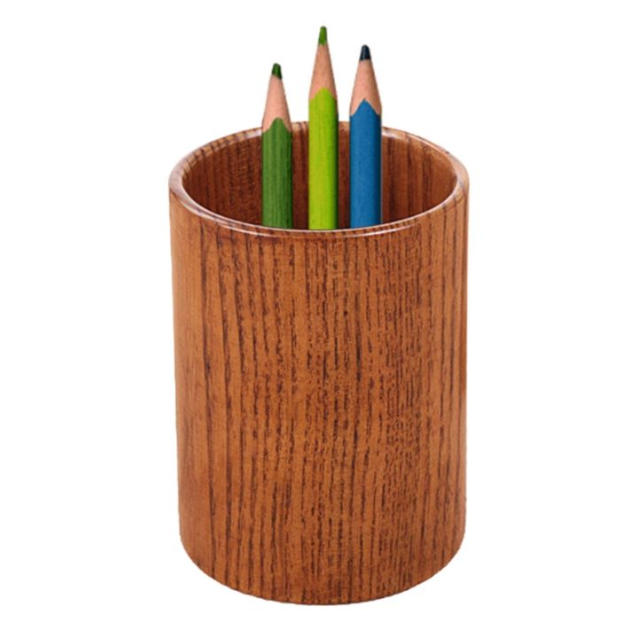 multipurpose-wooden-round-pen-holder-chopsticks-organizer-eco-friendly-utensil-household-storage-collection-appliancesth