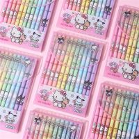 YOSOIN สีดำสีดำ เครื่องใช้ในสำนักงาน สวัสดี KT คุโรมิ 0.5มม. Cinnamoroll ปากกาสำหรับนักเรียน ปากกาเจล ปากกาที่เป็นกลาง ปากกาลบได้