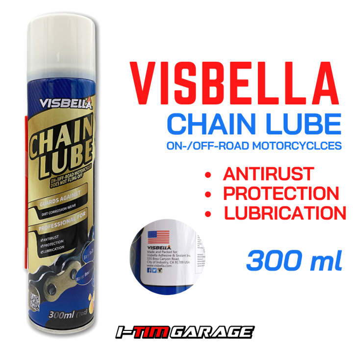 Visbella chain lube สเปรย์หล่อลื่นโซ่ (300 ml) Lazada.co.th