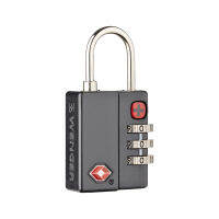 Wenger Travel Accessories Sentry Approved Combination Lock ตัวล็อคกระเป๋ามาตรฐาน, สีดำ (604563) D