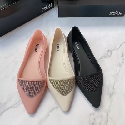 new 2023 shoes sandals pointed sheet jelly xiang with flat