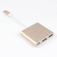 USB-C To HDMI-Compatible 3 in 1 Cable Converter for Samsung Huawei Apple Mac Usb 3.1 Type C To HDMI-Compatible 4K Adapter Cable