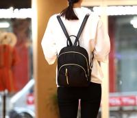 New Womens fashion Girl School Bag Multi-function Small Backpack Cute Backpack Satchel Women Shoulder Rucksack black