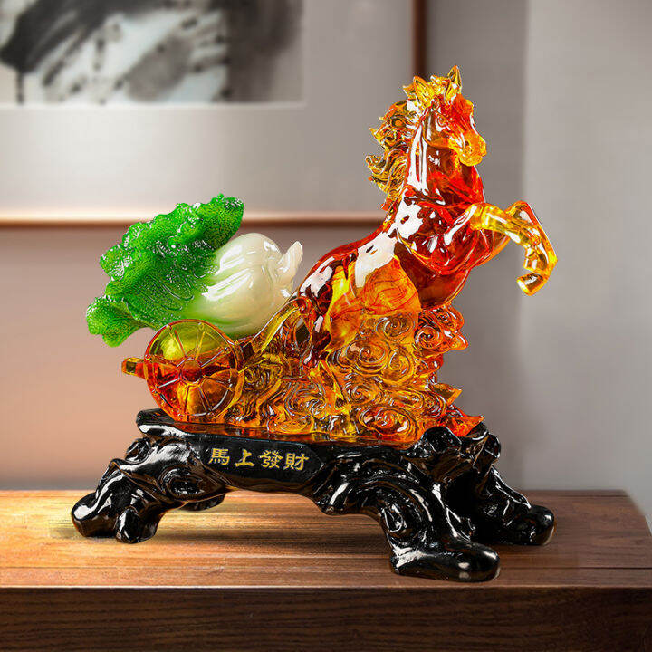 Jade cabbage ornaments make a fortune right away. Living room is rich. Entrance TV wine