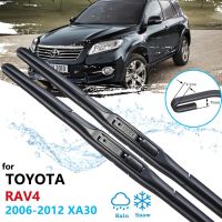 ใบมีดไม้เช็ดรถสำหรับโตโยต้า Rav4 XA30 RAV 4 30 2006 ~ 2012กระจกหน้าที่ปัดน้ำฝนอุปกรณ์เสริมรถยนต์2007 2008 2009 2011