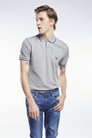 ESP เสื้อโปโลลายเฟรนช์ชี่  ผู้ชาย สีเทา | Frenchie Polo Shirt | 3656