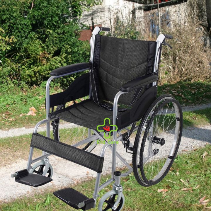 เก้าอี้รถเข็น-รับน้ำหนัก130kg-รถเข็นผู้ป่วย-รถเข็นผู้สูงอายุ-เก้าอี้รถเข็น-วีลแชร์-wheelchair