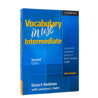 Cambridge INTERMEDIATE Vocabulary second edition American English vocabulary in use intermediate student book with answers English original English language learning student self-study reference book teaching aids