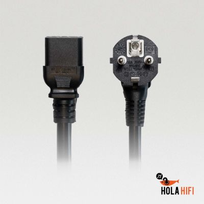 สายไฟ Well Shin PowerCord IEC C19 &amp; 3-Pin Angle Type AC Plug2m. [16A 250V] ใช้กับ Power supply,คอมพิวเตอร์ ฯลฯ