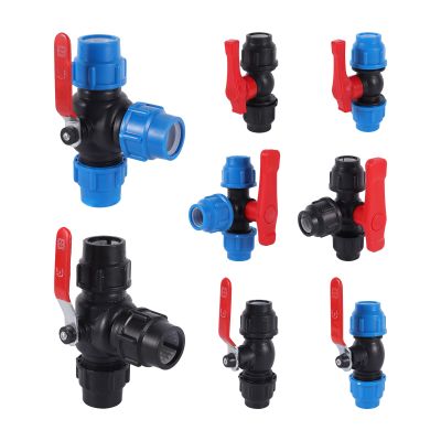 hot【DT】▫▬  Plastic 20/25/32/40/50mm Garden Faucet Divider Agricultural Irrigation Pipe Fittings