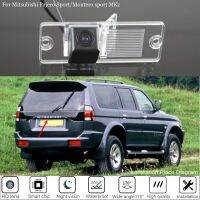 กล้องถ่ายรูปสำรองท้ายถอยหลังสำหรับ Mitsubishi Pajero Sport/Montero Sport MK1 1996-2008สำหรับจอดรถการมองเห็นได้ในเวลากลางคืน Hd