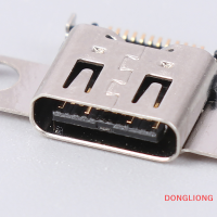 DONGLIONG 1ชิ้น USB Type C พอร์ตชาร์จ DC Type-C ตัวเชื่อมแจ็คไฟสำหรับ ThinkPad R14 L14 E14 L15 E15