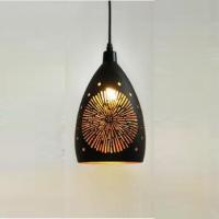 AC85-265V 12W LED pendant light iron Hollow metal cage pendant lamp living room restaurant shop bar fixture decoration