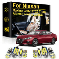 สำหรับ Nissan Maxima 350Z 370Z Titan A60 A61 Frontier GTR 200SX Altima L30 L31 L32 L33 Canbus ภายในรถ LED Light โคมไฟหลังคา