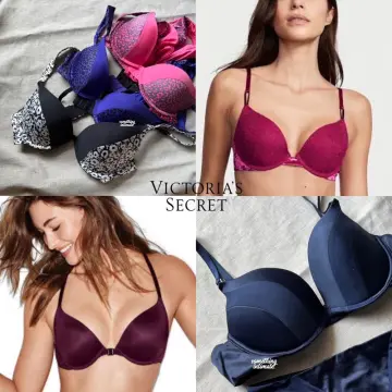 Victoria's Secret purple lacy push-up bra sz 36C