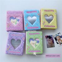 SKYSONIC Lovely Heart 3 Inch Photo Album Flower Bear Idol Storage Collection Book 20 Sheets PP Refill Bags Card Holder