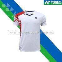 ☌۞♀ Yonex badminton clothing short-sleeved mens womens lapel T-shirt breathable sports competition 367