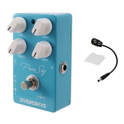 Caline Pure Sky OD Guitar Effect Pedal Highly Pure and Clean Overdrive Guitar Pedal Accessories CP-12