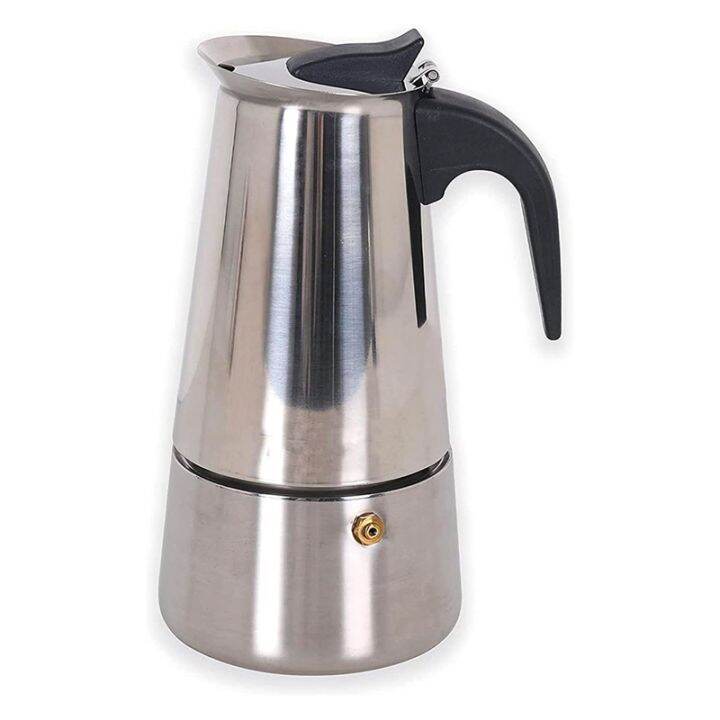 Italian Moka Pot 2 Cups,Induction Coffee Maker Suitable for All Types