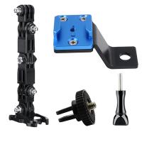 【LZ】۞▦☼  Motocicleta Espelho Retrovisor Bracket Action Camera fixo estendido ajustar braço 1/4 parafuso adaptador parafuso GoPro Hero 11 10 9 SJCAM