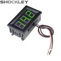 Shockley 0-30V จอแสดงผลดิจิทัล DC 0.56นิ้วสามสายสีแดง DC4.5-30V เขียว DC 4.7-30V สีน้ำเงิน DC5-30V