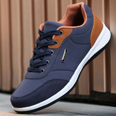 High Quality Pu Men Shoes Sneakers Trend Walking Shoes Breathable Men Sneakers Outdoor Non-Slip Running Shoes For Male