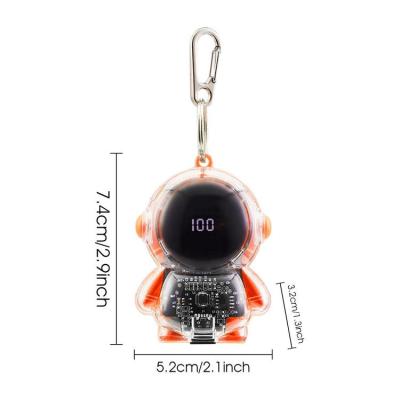 Keychain Power Bank 1500mAh Fast Charging Astronaut Keychain Power Bank Cute Mini Phone Charger for Travel Daily Life Portable Power Bank for Hiking Business Trip amazing