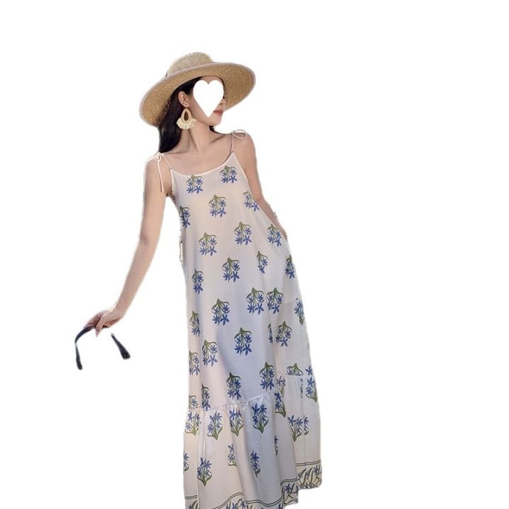 french-restore-ancient-ways-small-broken-flower-cotton-strap-dress-new-female-summer-can-be-salt-can-be-sweet-sweet-leisure-dress