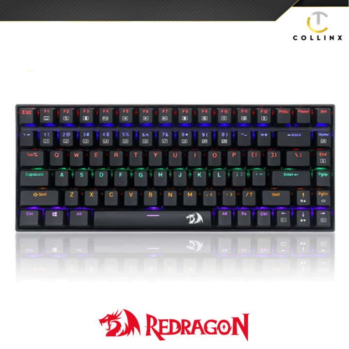 Redragon Phantom Mechanical Keyboard (Black Blue Switch) | Backlit ...