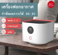 เครื่องฟอกอากาศแบบพกพา กรอก pm2.5 กรองอากาศ กรองฝุ่น ควัน และสารก่อภูมิแพ้ กรองได้ประสิทธิภาพมากที่สุด ไร้ฝุ่น มีจอแสดงผล LED mini Air Purifier