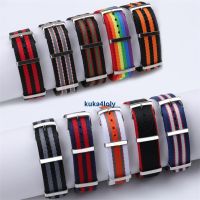 Suitable For 20Mm Alternative Omega NATO Nylon Watch Strap 007 Mens Butterfly Pegasus 300 Speedmaster Canvas Bracelet 0705