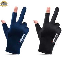 【LZ】✌◑  1Pair Summer Anti-UV Men Women Fishing Gloves Sunscreen Antiskid Spring Breathable Cycling Sport Gloves Fishing Supplies