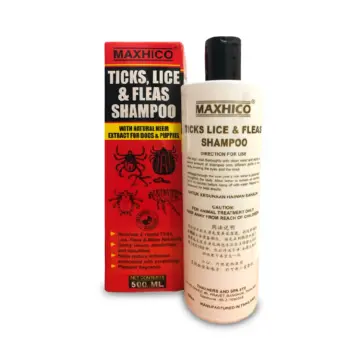 Dinos ticks lice outlet & fleas shampoo