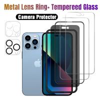 HD Glass Film For Apple IPhone 14 Pro Max Tempered Glass IPhone13 Screen Protector Iphone 14 13 12 11 Lens Film  Screen Protectors
