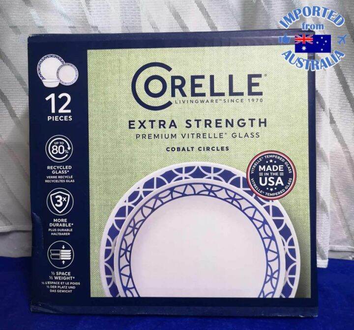 CORELLE VITRELLE 12PC DINNERWARE SETS *** from AUSTRALIA *** Lazada PH