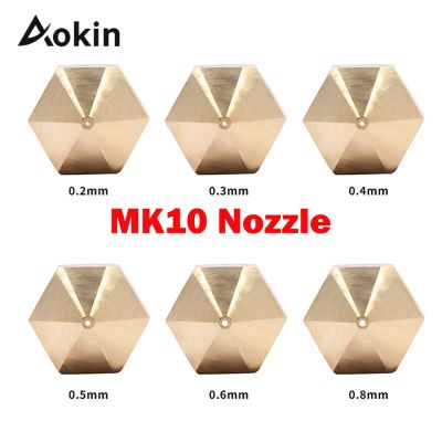 ✖☎ 1pcs Mk10 Nozzle For 3d Printer M7 Thread Brass 0.2/0.3/0.4/0.5/0.6/0.8/1.0mm 1.75mm Filament For Mk10 Extruder