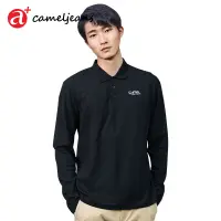 Cameljeans เสื้อโปโลแขนยาวสีพื้นลําลองชาย