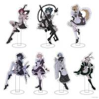 YT Genshin Impact Figure Anime Model Toys Plate Holder Cyno Diluc Ajax Albedo Home Decor Collection Ornament Gifts TY