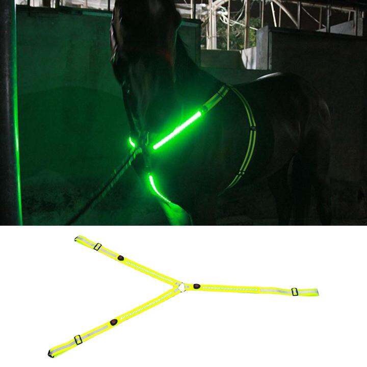 LED Horse Breastplate Halter High Visibility Night Horse Riding Bridle Lazada PH